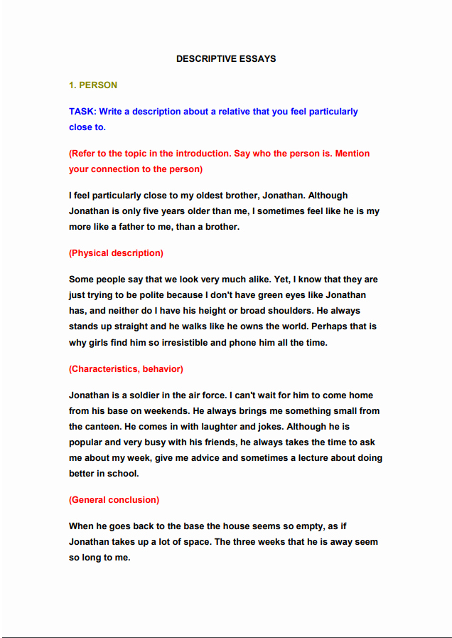 Sample Of Descriptive Essay Lovely Learn How to Write A Descriptive Essay