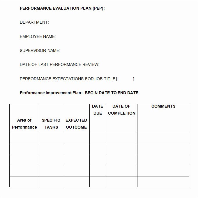 Sample Of Evaluation forms Luxury 17 Hr Evaluation forms Hr Templates