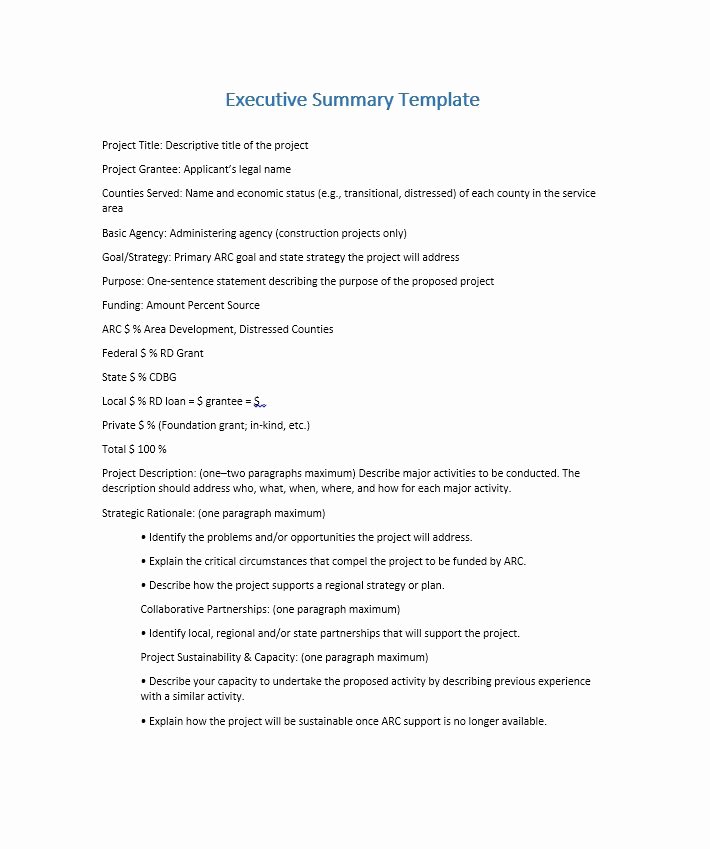 Sample Of Excutive Summary Lovely 30 Perfect Executive Summary Examples &amp; Templates