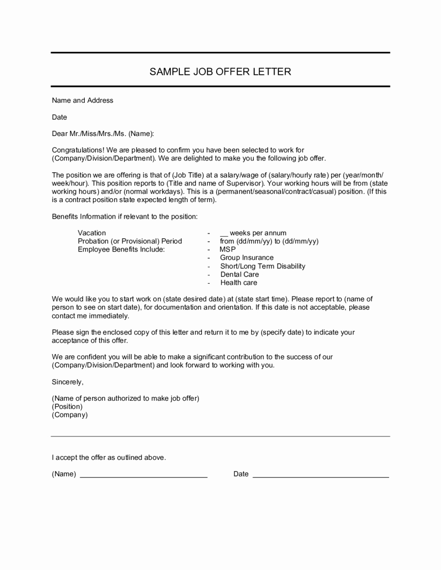 Sample Of Job Letter Inspirational 2019 Fer Letter format Fillable Printable Pdf &amp; forms