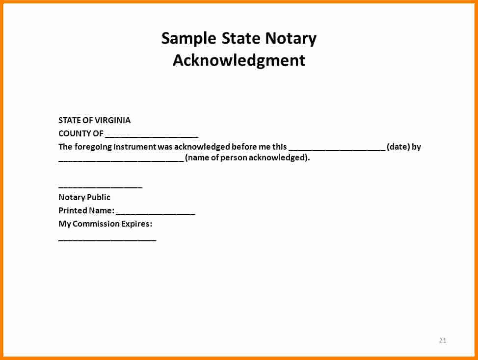 30 Sample Of Notarized Document Example Document Template