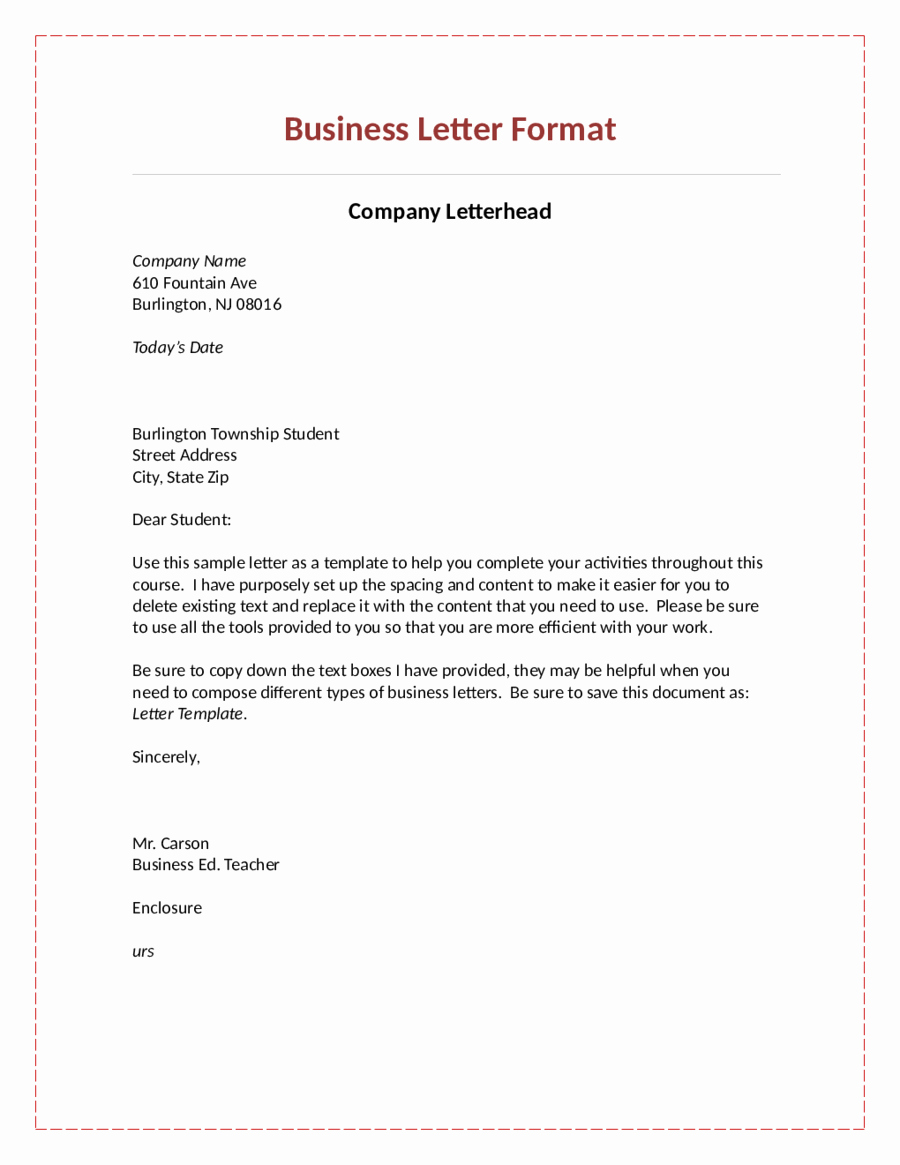 Sample Of Official Letter Beautiful 2019 Ficial Letter format Fillable Printable Pdf