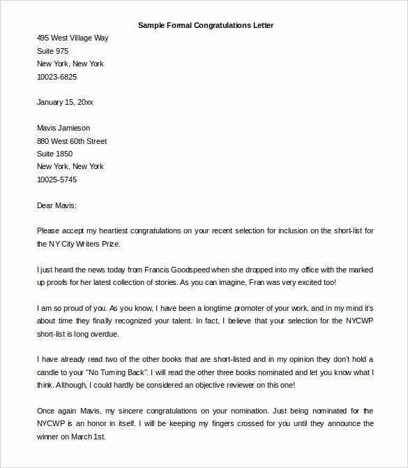 Sample Of Official Letter Best Of 23 Best formal Letter Templates Free Sample Example