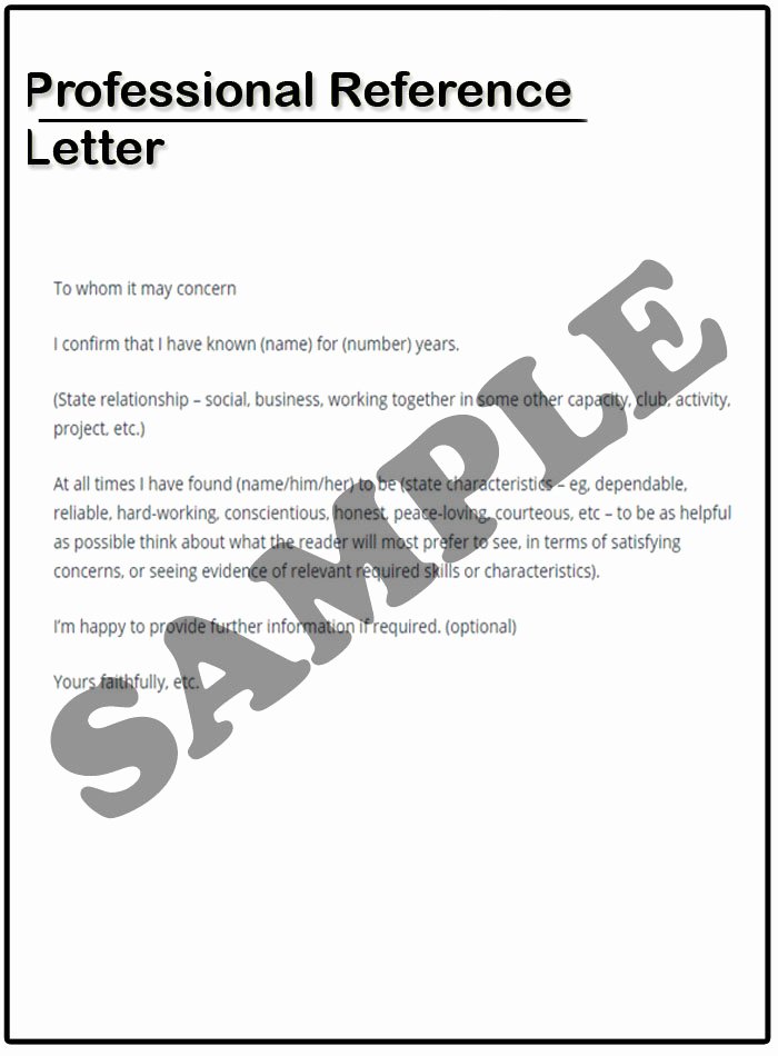 Sample Of Professional Reference Letter Best Of Professional Reference Letter Example