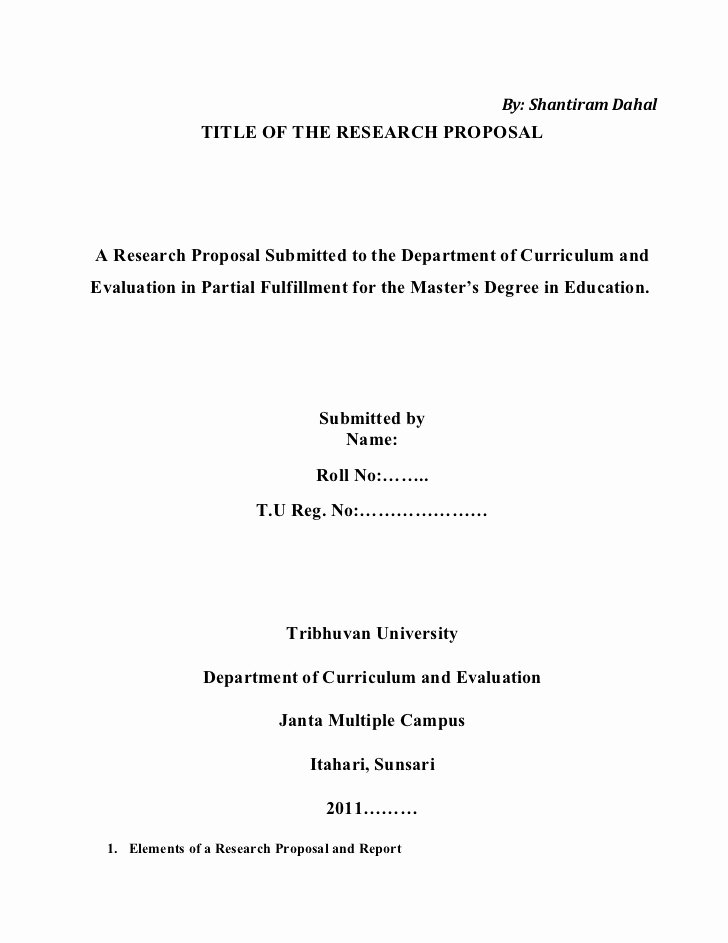 Sample Of Research Proposal Beautiful Detailed Outline Of Research Proposal