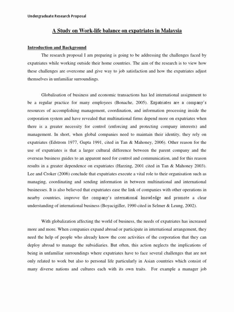 Sample Of Research Proposal Elegant A Sample Research Proposal for Undergraduate Students