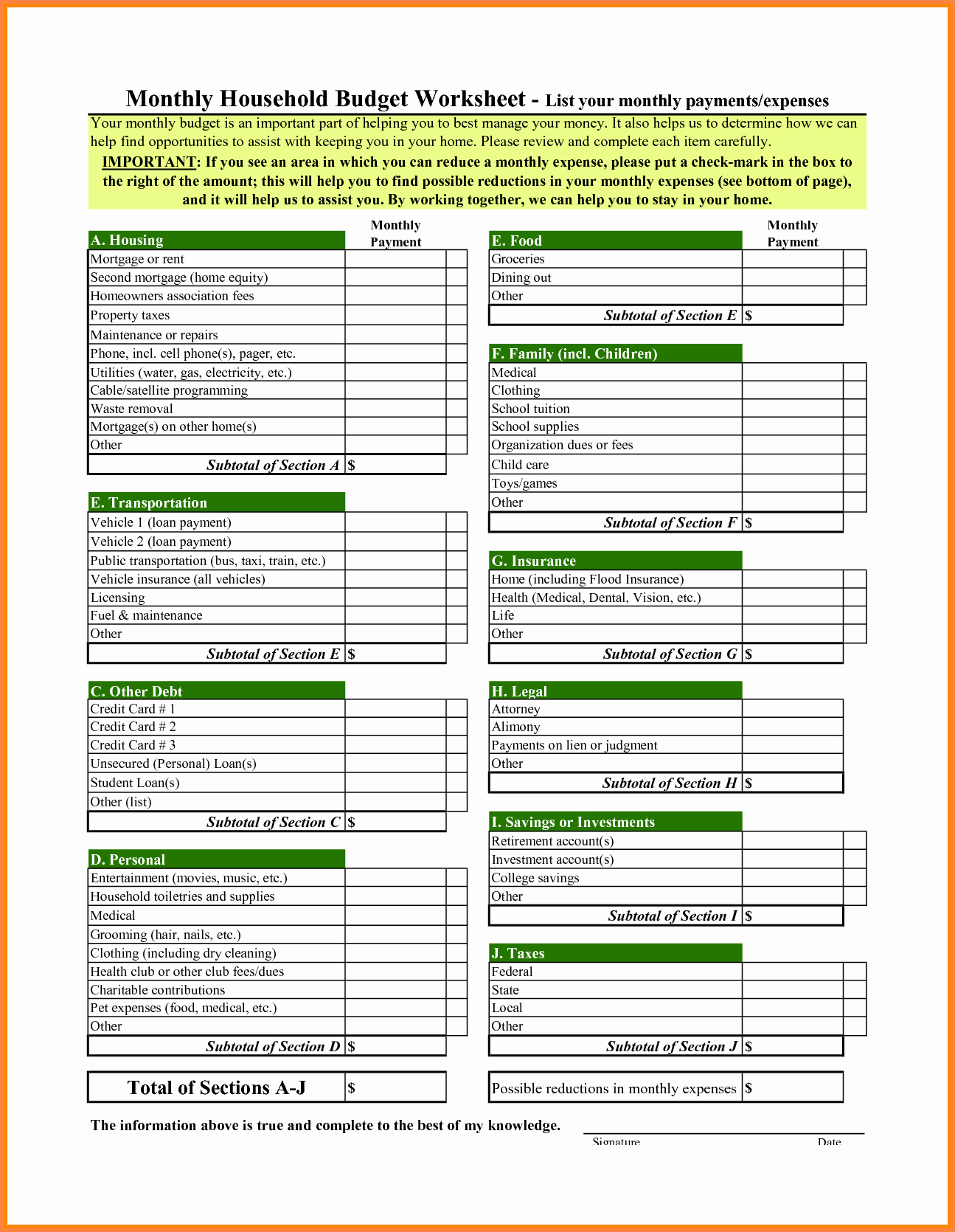 Sample Of Spread Sheet Inspirational 9 Sample Household Bud Spreadsheet