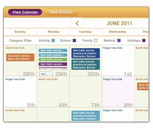 Sample Parallel Parenting Plan Lovely A Shared Calendar Can Help Coparents organize All Of the