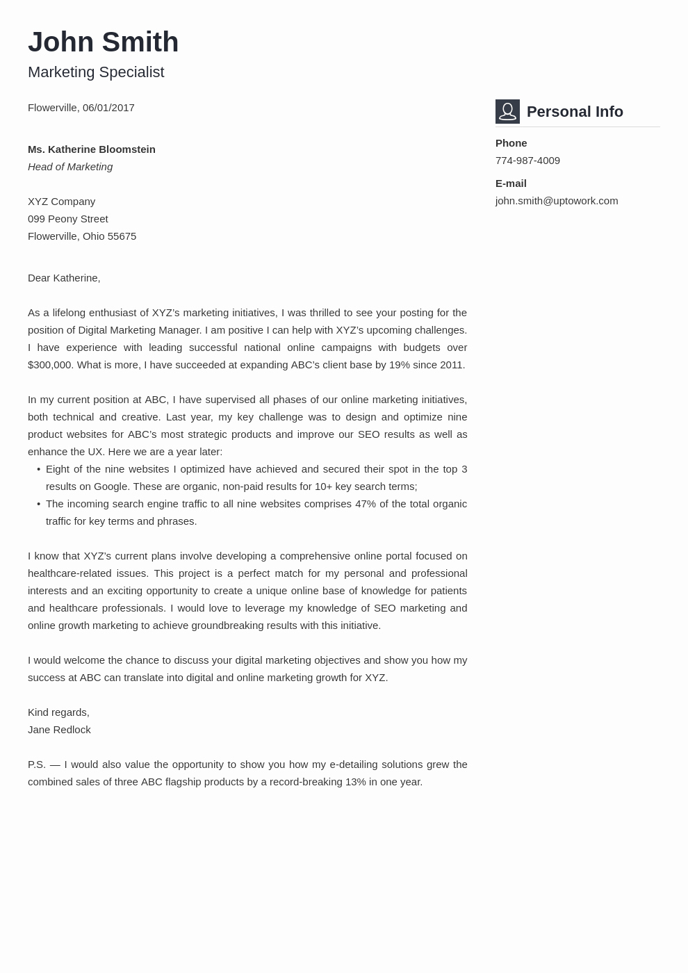 Sample Professional Cover Letter New Cover Letter Builder Line Get A Job Winning Cover