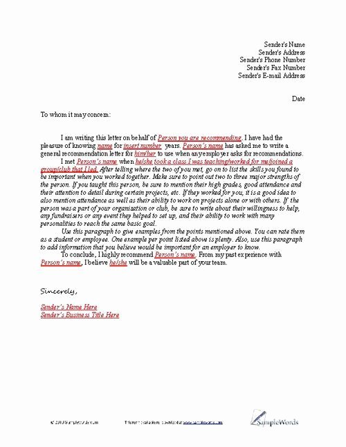 Sample Professional Letter Of Recommendation Elegant Letter Of Re Mendation Sample