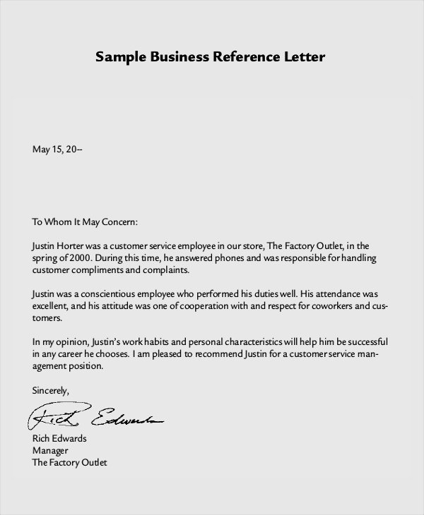 Sample Professional Letter Of Recommendation New 8 Reference Letter Samples Examples Templates
