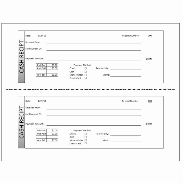 Sample Receipt for Cash Payment Awesome Download A Free Word or Excel Receipt Template