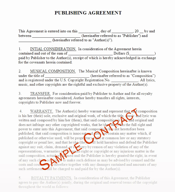 Sample Record Label Contract Luxury Free Music Contracts Protect Your Brand