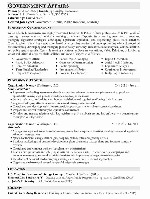 Sample Resume for Federal Job Inspirational Resume Samples