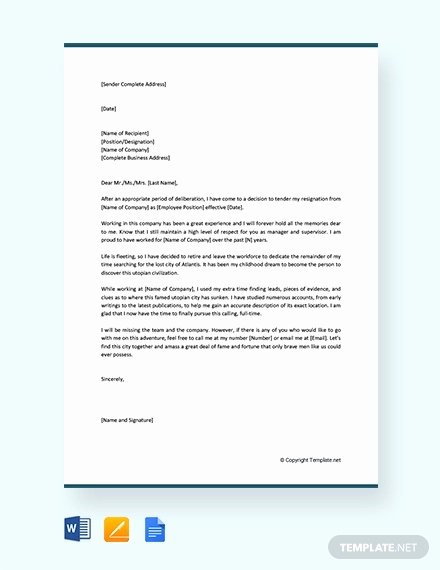 Sample Retirement Resignation Letter Beautiful Examples On How to Write Retirement Resignation Letter