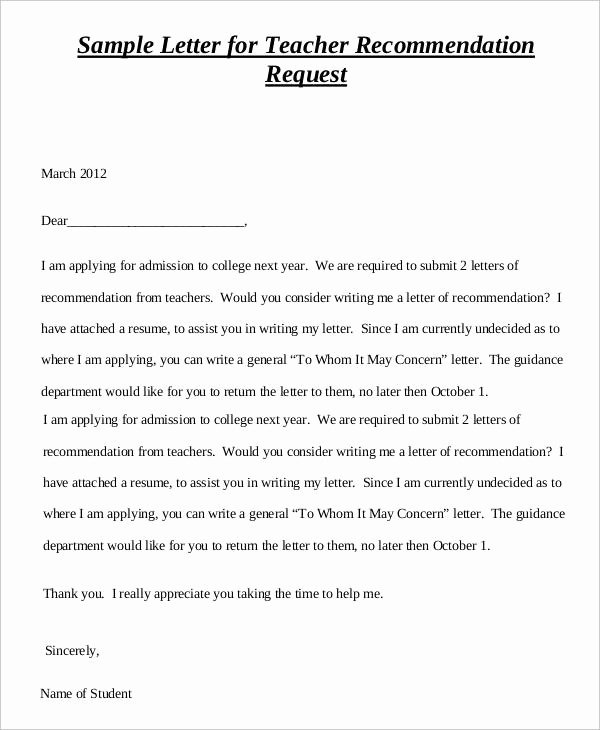 Sample Teacher Recommendation Letter Awesome Reference Letter Example 33 Free Word Pdf Documents