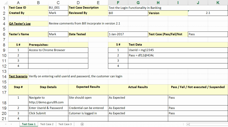 Sample Test Case Document Beautiful Uat Testing Template Excel