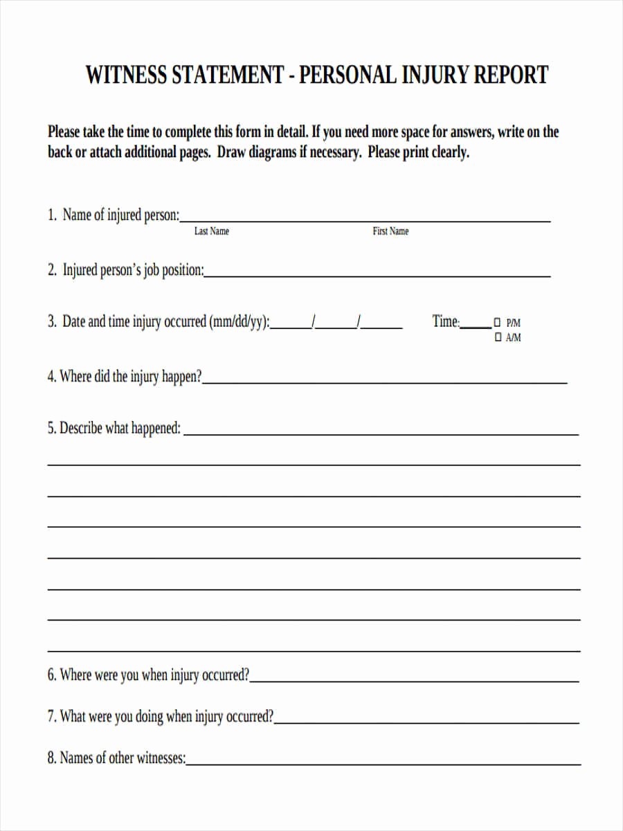Sample Witness Statement form New Free 16 Witness Statement form Template