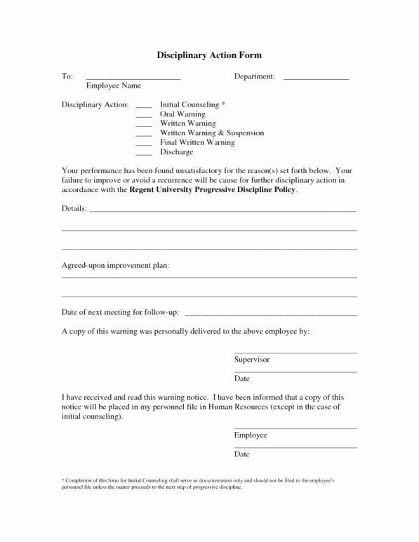 Sample Write Up for Employee Lovely Employee Write Up form Templates Word Excel Samples