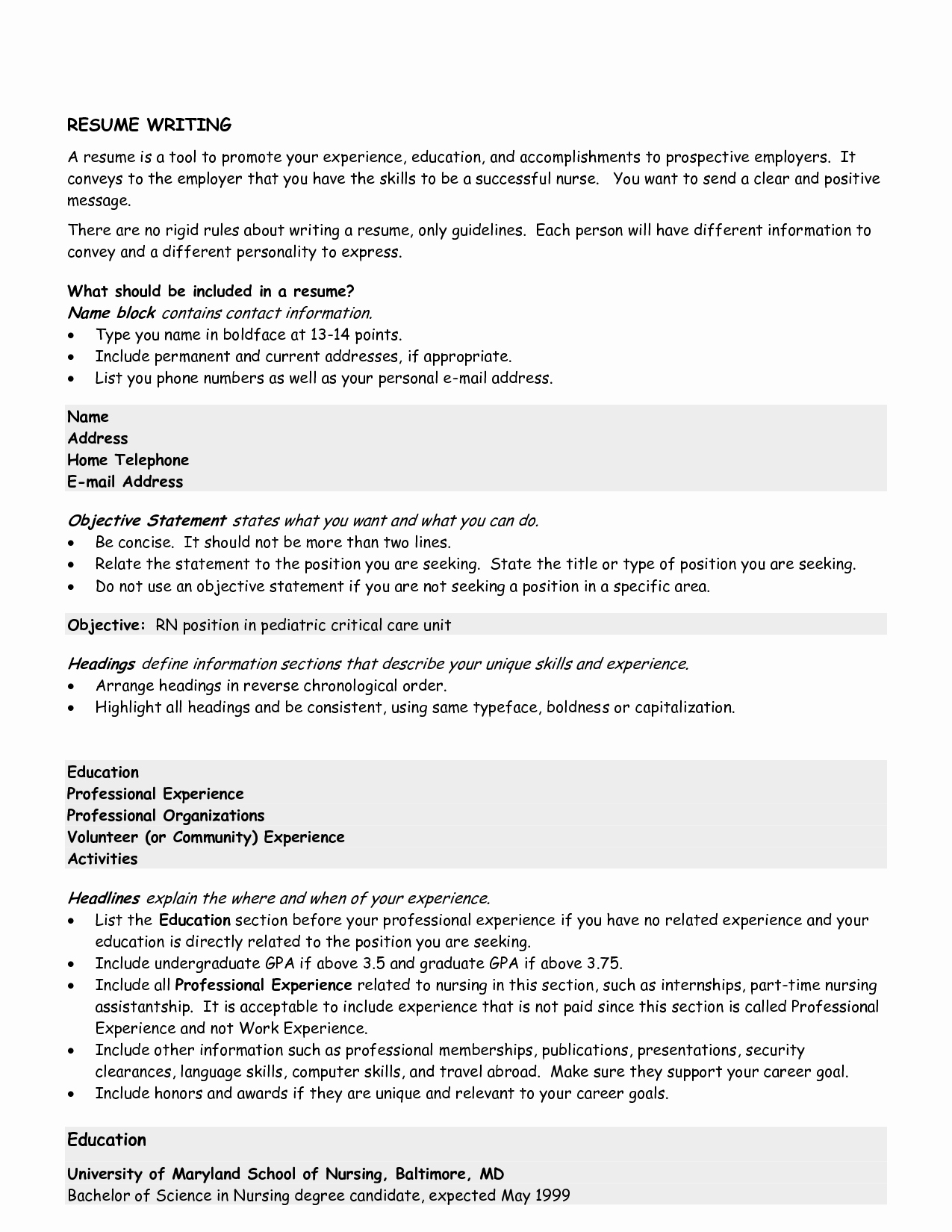 Samples Of Objective On Resume Fresh why Resume Objective is Important