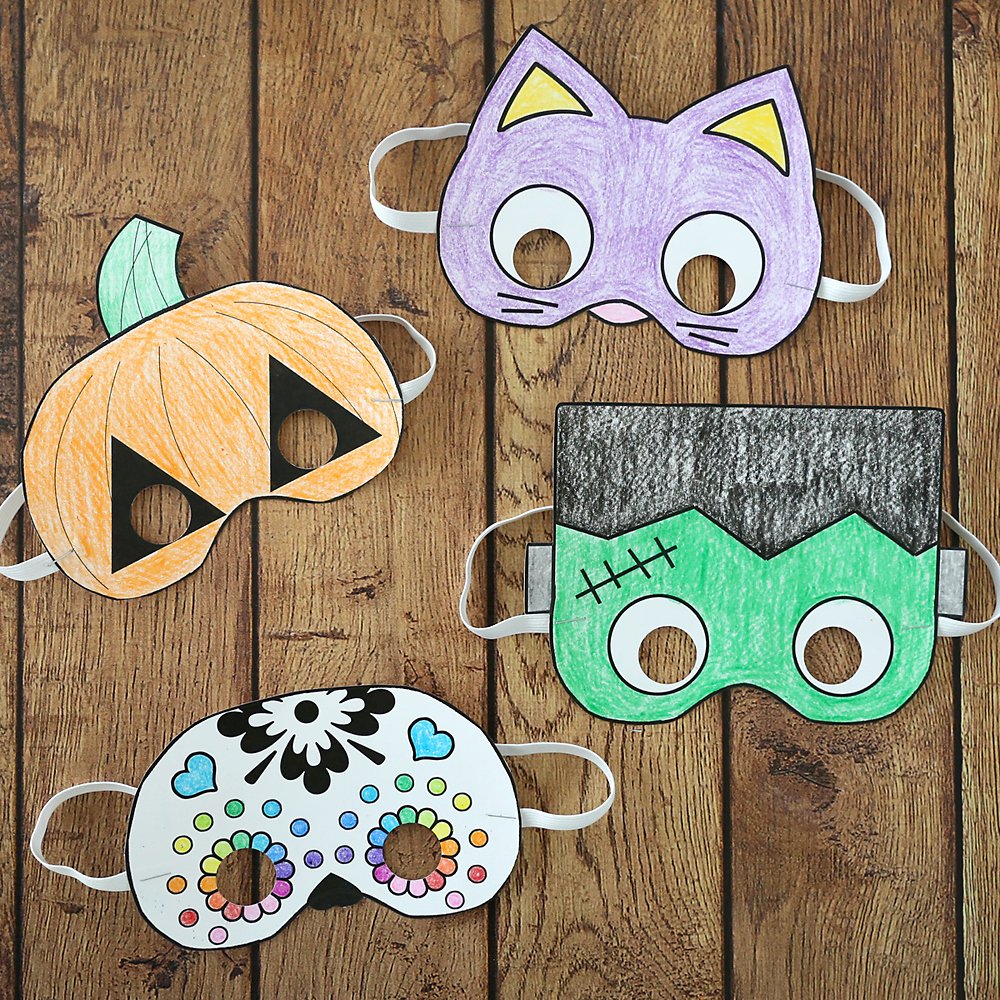 Scary Masks for Kids Inspirational Halloween Masks to Print and Color It S Always Autumn