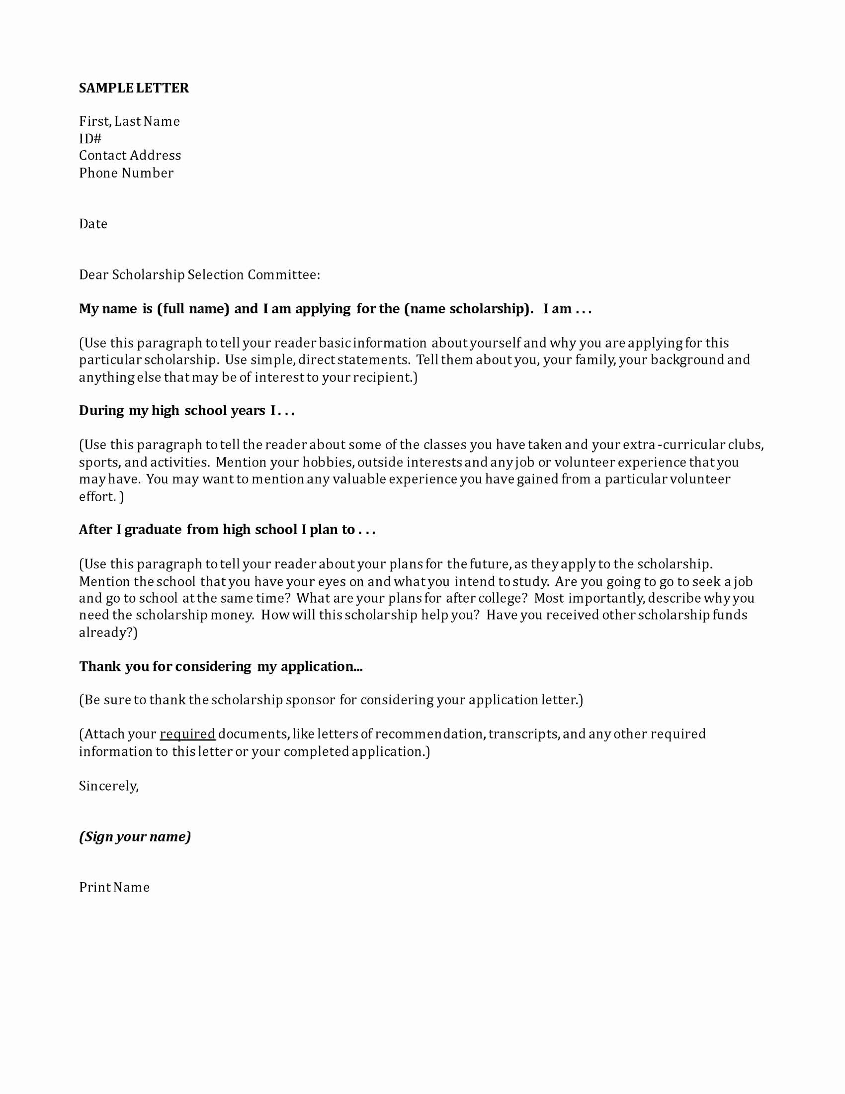 Scholarship Cover Letter Sample Beautiful Letter Application Letter Application Sample