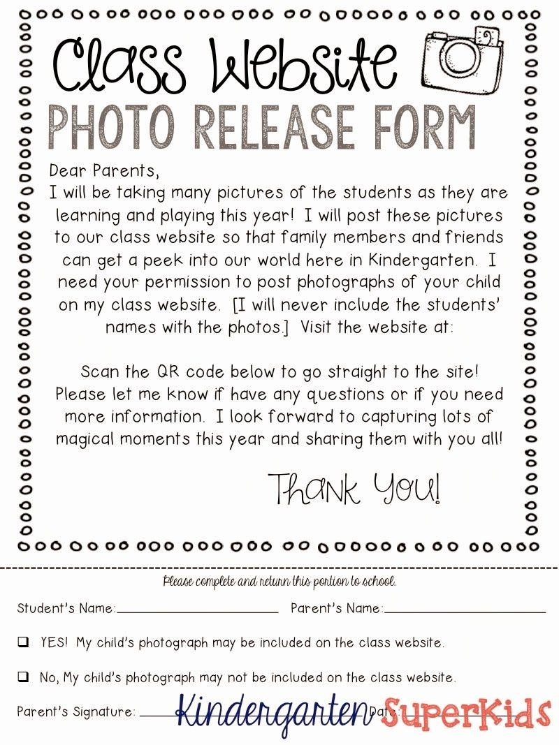 School Media Release form Beautiful Globally Connected Classroom Parent Permission forms