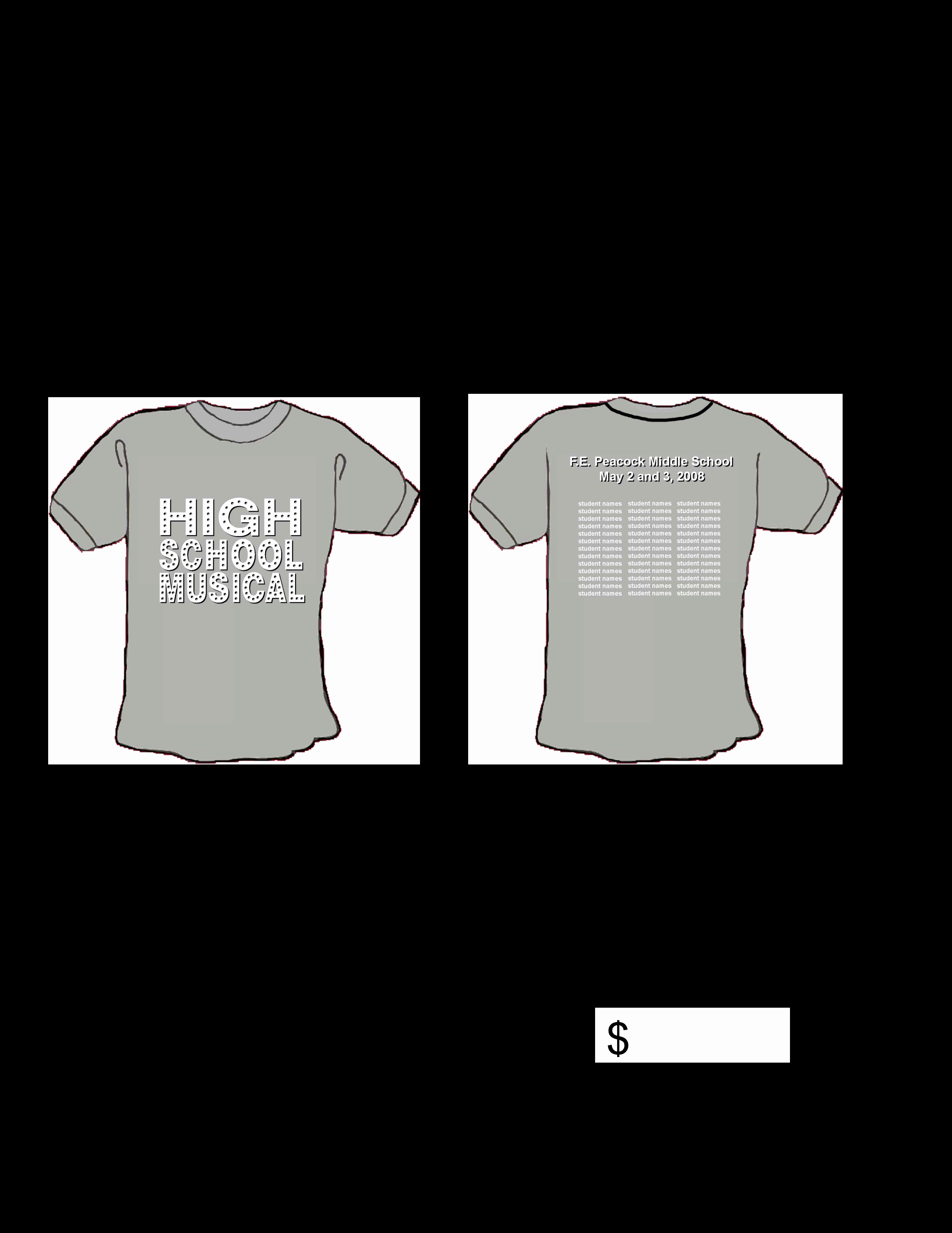 School Photo order form Template Fresh High School T Shirt order form