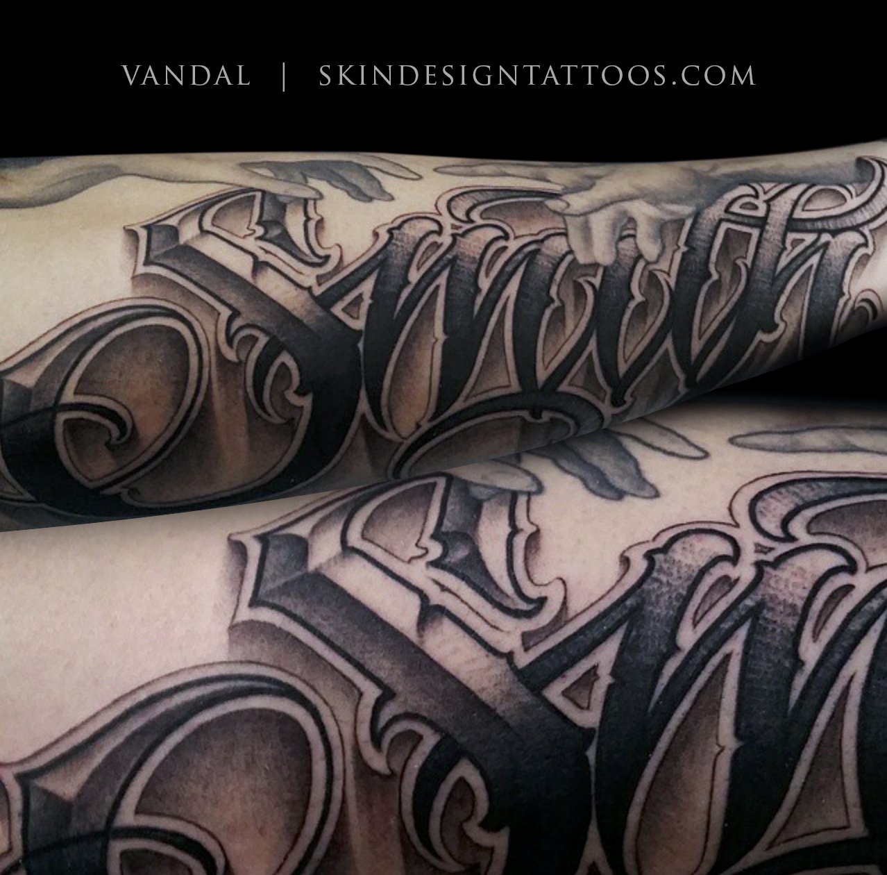 Script Fonts for Tattoos Fresh Las Vegas Lettering &amp; Script Tattoos by Vandal Skin