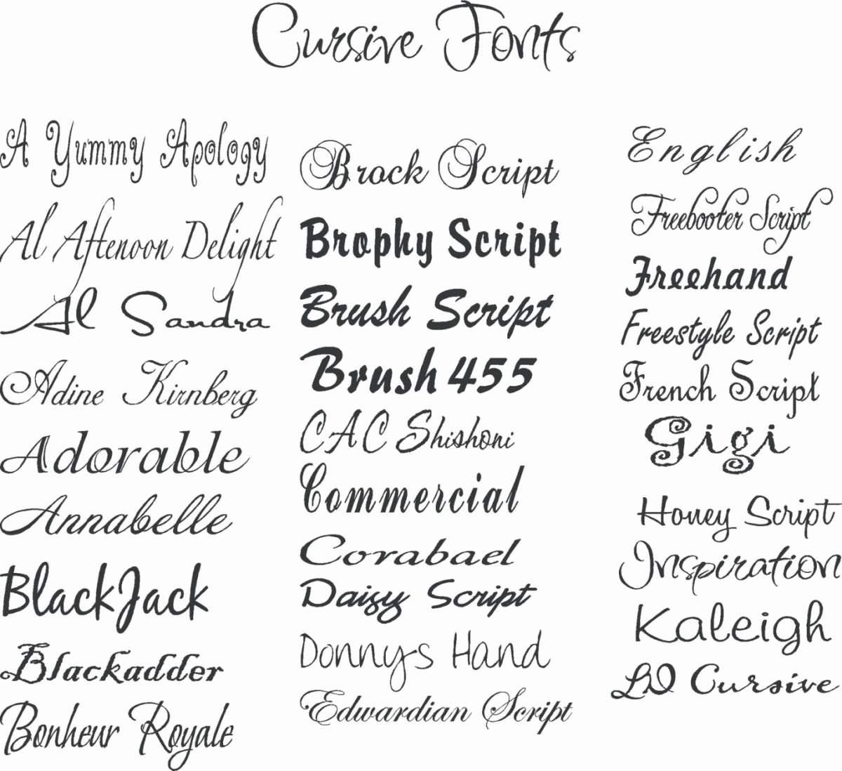 Script Fonts for Tattoos New Tattoo Fonts for Men and Women