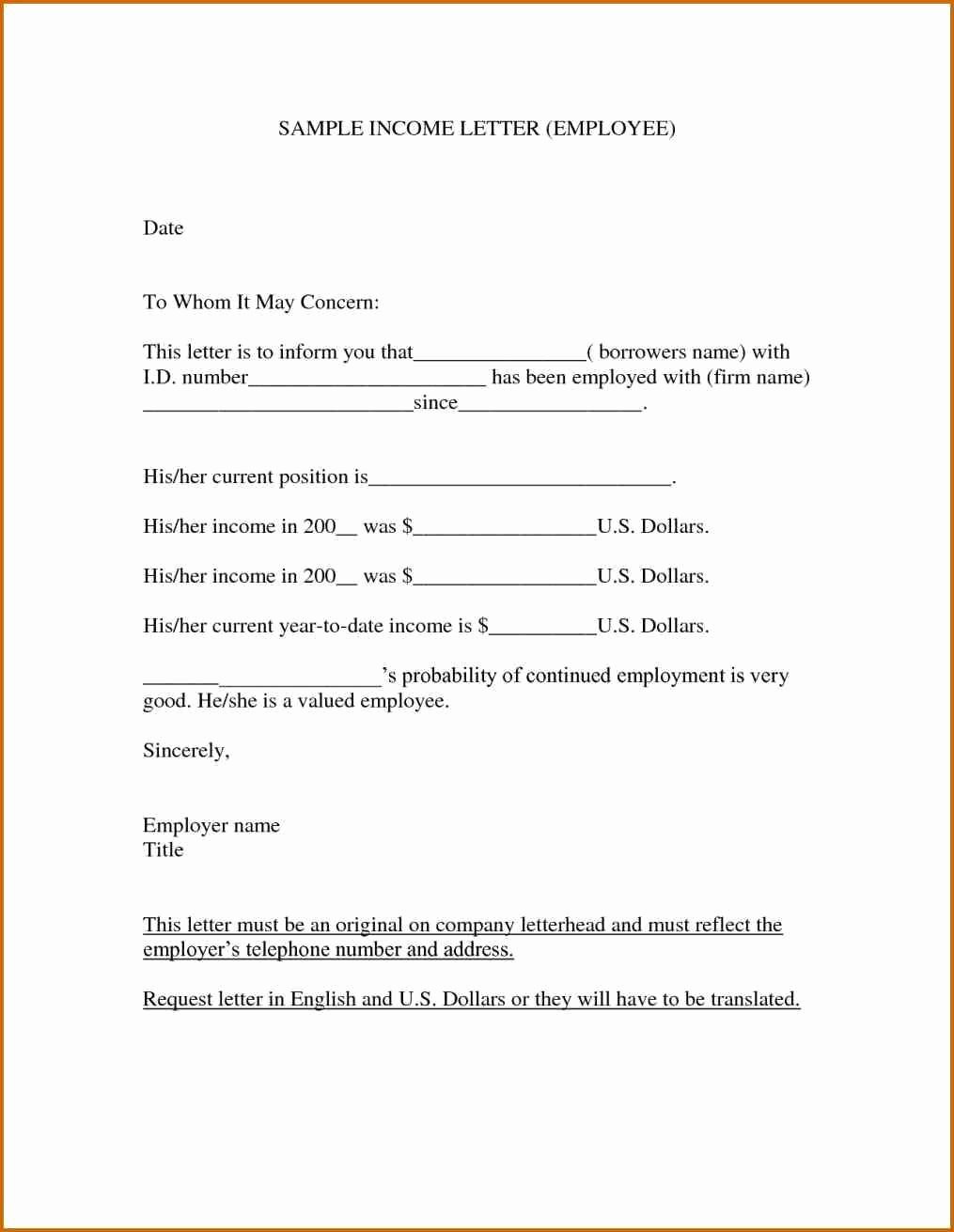 Self Employed Letter Template Unique Proof In E Letter Self Employed Sample Templatex Samples