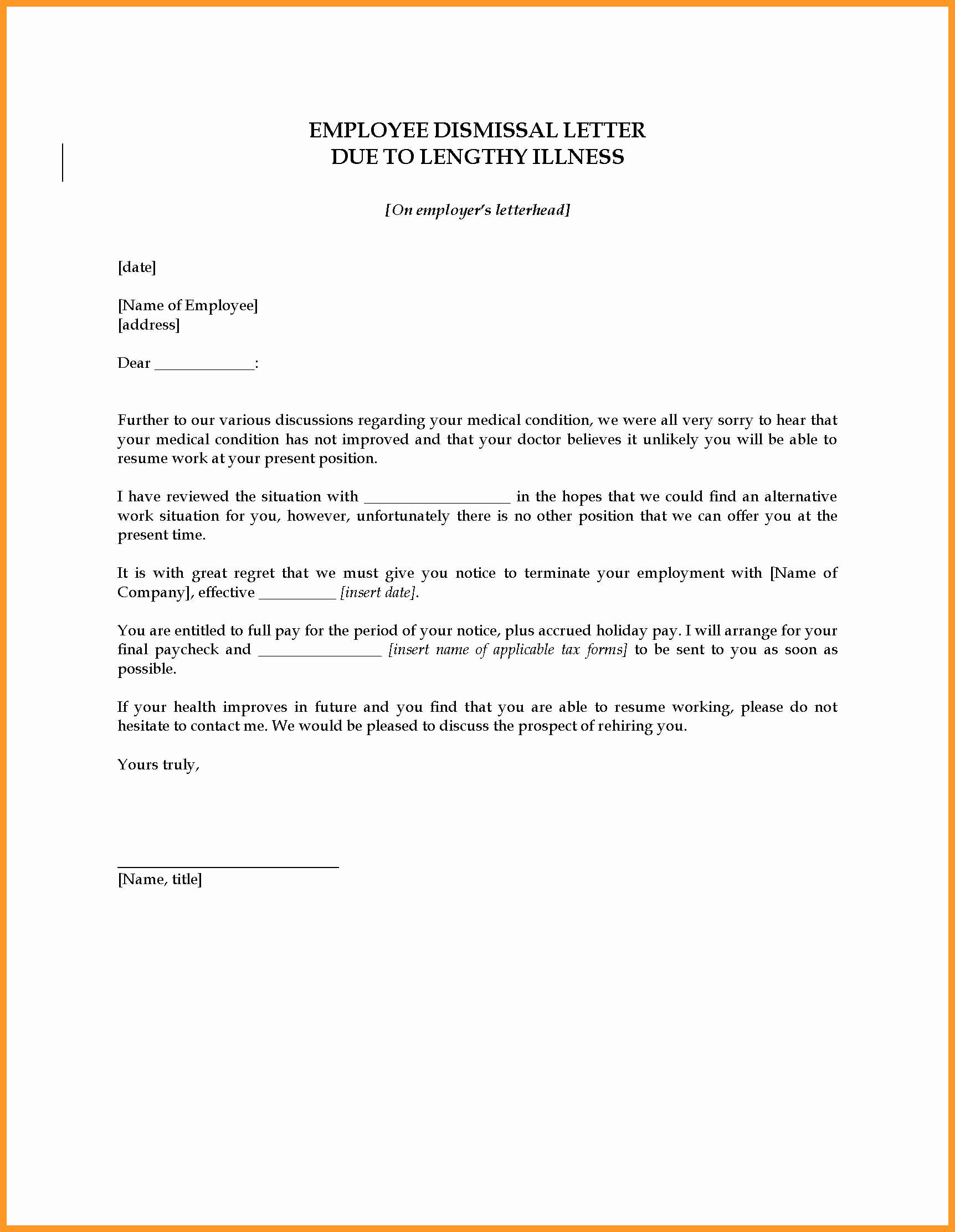 Separation Letter to Employee Fresh 11 12 Letter Separation From Employer