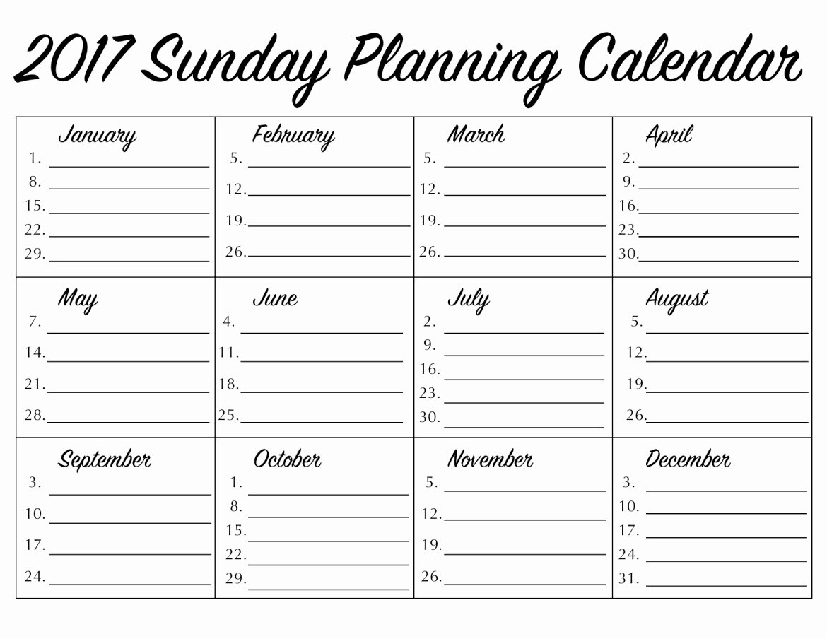 Sermon Template Microsoft Word Inspirational Sunday Planning Calendar – Free Download – Traci Smith