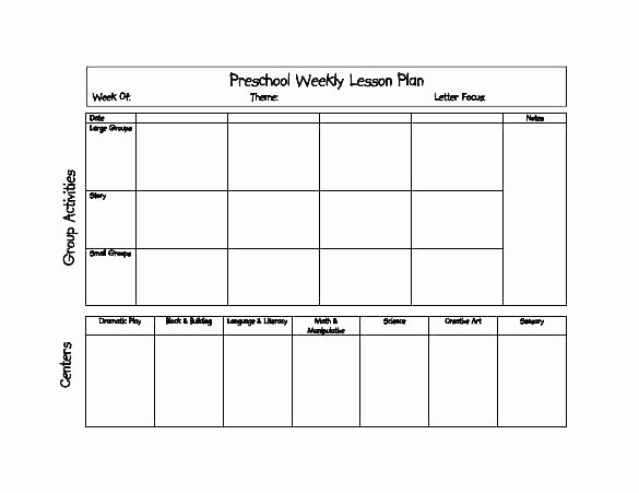 Seven Step Lesson Plan Lovely Simple Weekly Lesson Plan Template Word 7 Step Hunter