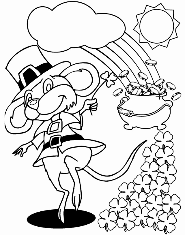 Shamrock Pictures to Print Fresh Free Printable Shamrock Coloring Pages for Kids