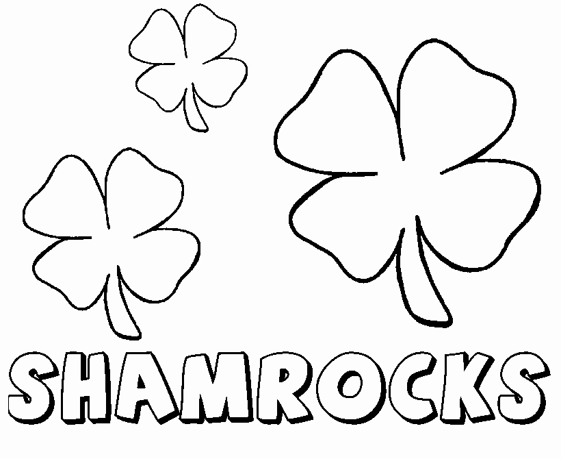 Shamrock Pictures to Print Unique St Patricks Day Coloring Pages Best Coloring Pages for Kids