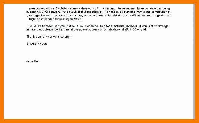 Short Application Cover Letter Inspirational 9 10 Short and Concise Cover Letter