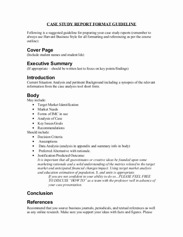 30 Short Case Study Examples Example Document Template