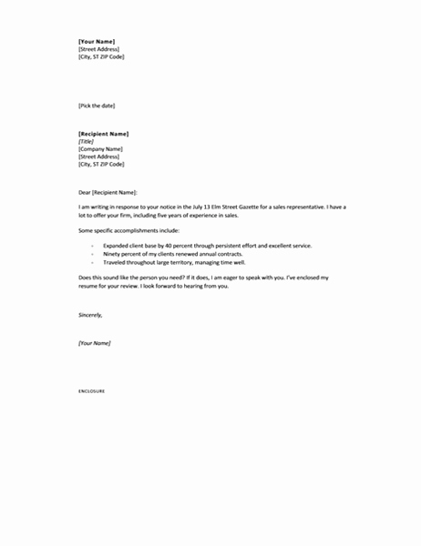 Short Cover Letter Example New Resumes and Cover Letters Fice