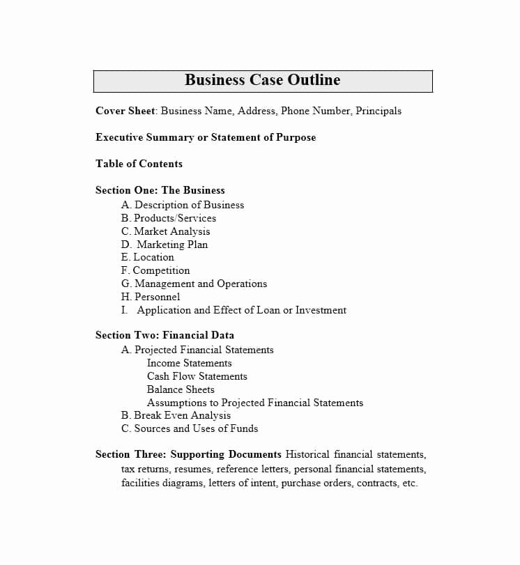 Simple Business Case Examples Lovely 30 Simple Business Case Templates &amp; Examples Template Lab