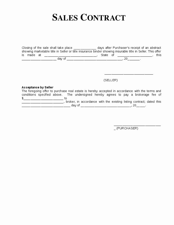 Simple Buy Sell Agreement form Awesome 40 Basic Simple Sales Agreement Ro V