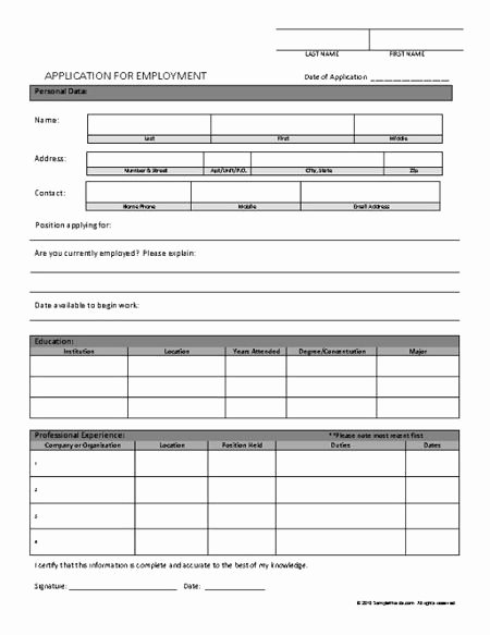 Simple Job Application Best Of 25 Best Ideas About Printable Job Applications On