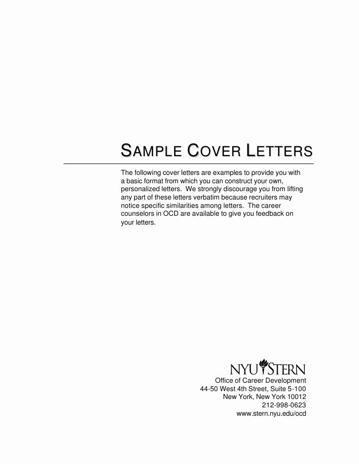 Simple Resume Cover Letter Sample Fresh Cover Letter Samples