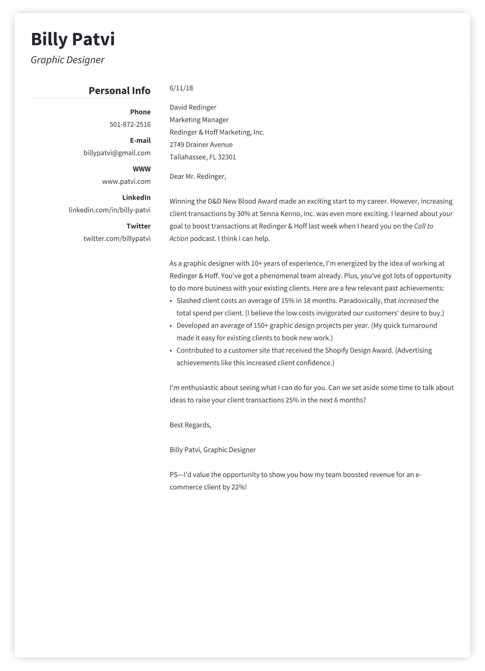 Simple Resume Cover Letter Sample New How to Write A Cover Letter 10 Examples Tips