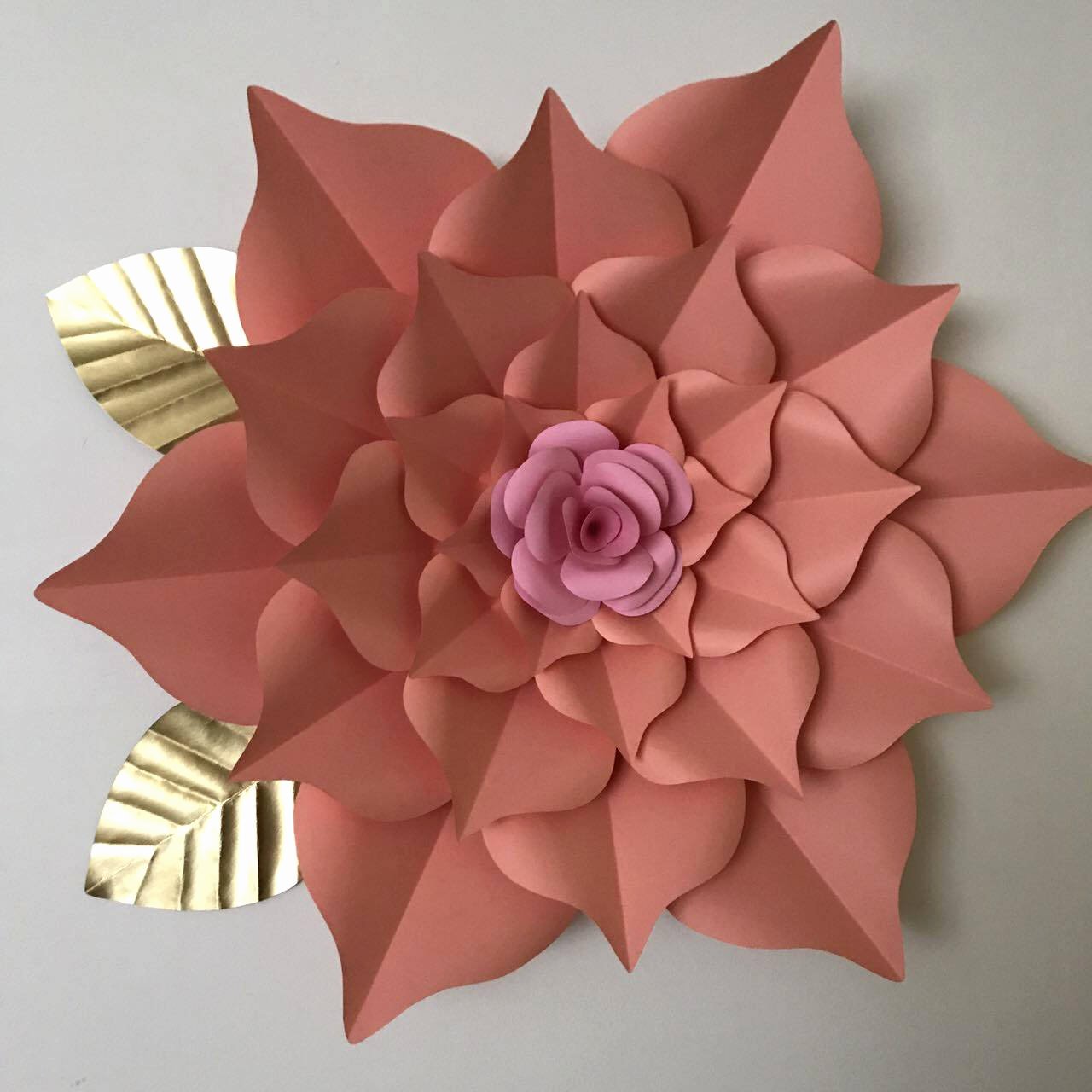 Small Paper Flower Templates New Pdf Paper Flower Template Digital Version Including the Base