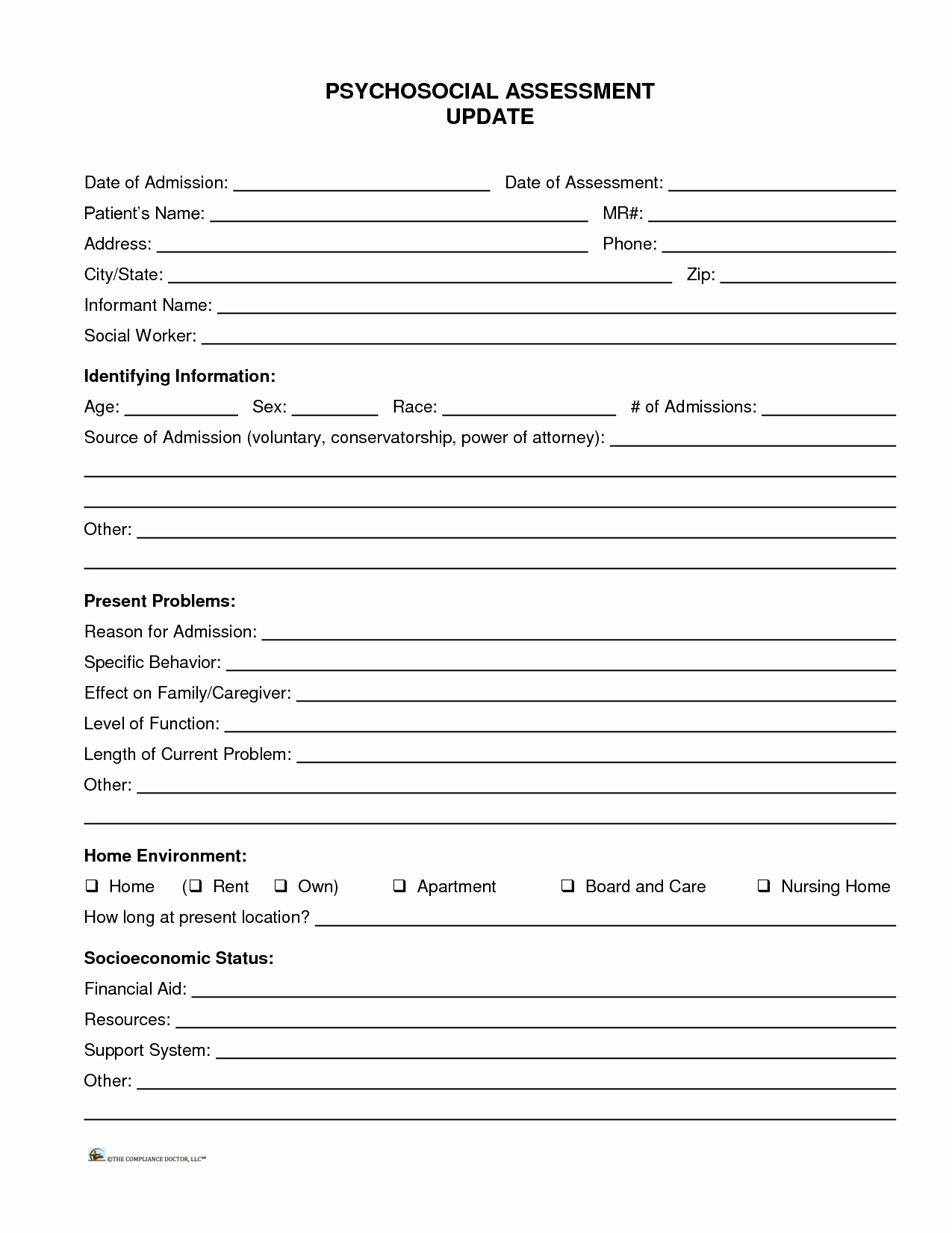 Social Work assessment form Elegant 11 Best S Of social Work Biopsychosocial assessment