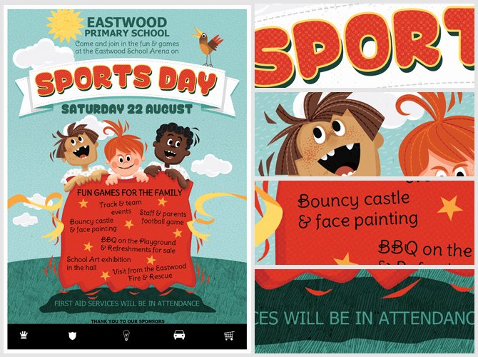Sports Poster Templates Free Unique Kid S Sports Day Flyer Template Flyerheroes