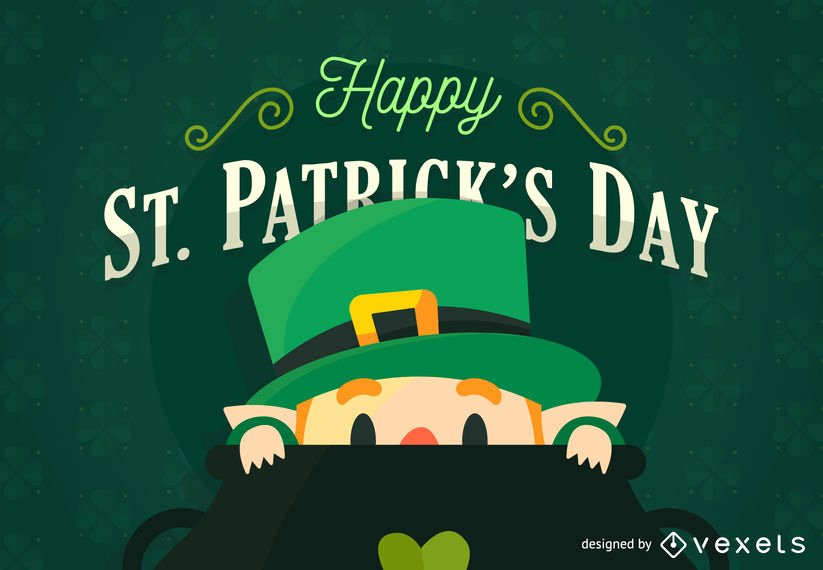 St Patrick Day Posters Luxury Flat St Patrick S Day Poster Vector