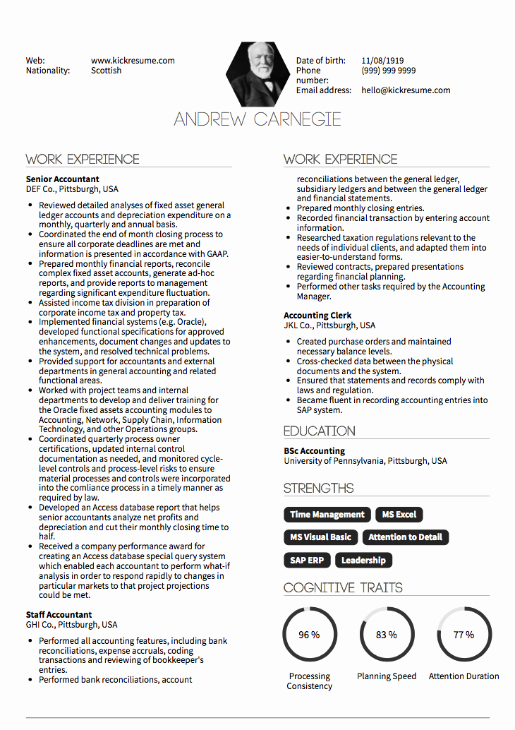Staff Accountant Resume Summary Best Of 10 Accountant Resume Samples that Ll Make Your Application