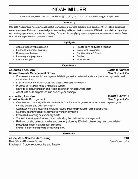 Staff Accountant Resume Summary Fresh 16 Amazing Accounting &amp; Finance Resume Examples